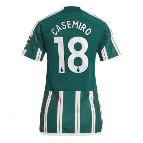 Ženski Nogometni dresi Manchester United Casemiro #18 Gostujoči 2023-24 Kratek Rokav